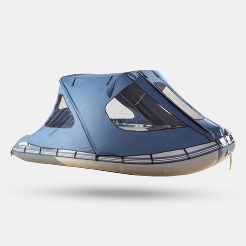 Тент ходовой с каркасом для лодок Gladiator E350PRO цифровой камуфляж серии AIR PRO (E)