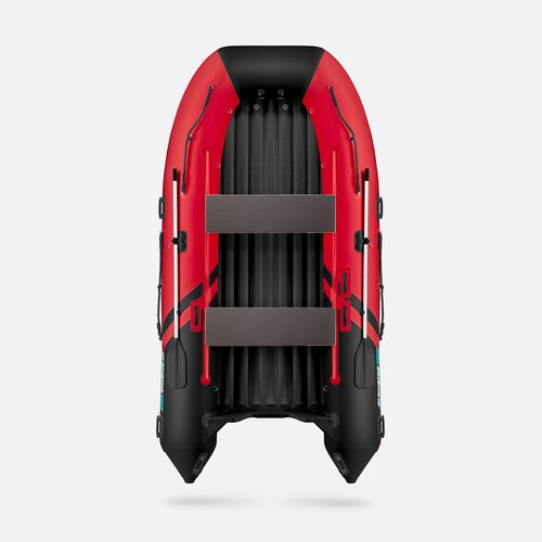 Надувная лодка GLADIATOR E420S красно-черный