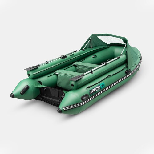 Надувная лодка GLADIATOR E380X PRO зеленый