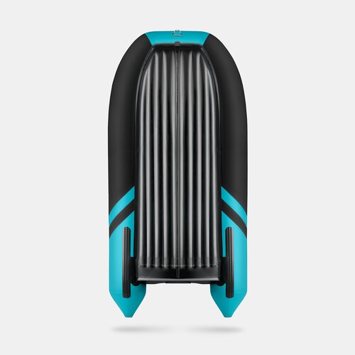 Надувная лодка GLADIATOR E300SL черно-бирюзовый