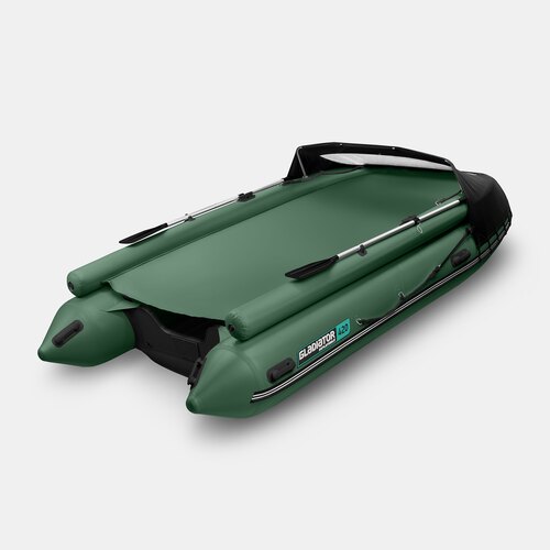Надувная лодка GLADIATOR E420X зеленый