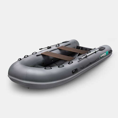 Надувная лодка RIB GLADIATOR AL 380 темно-серый (СПб)