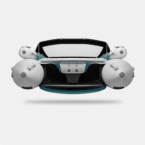 Надувная лодка GLADIATOR E420X морской зеленый-белый