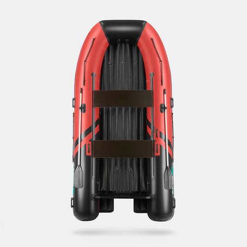 Надувная лодка GLADIATOR E420S JET красно-черный