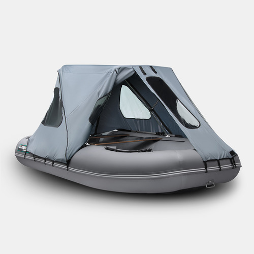 Тент ходовой с каркасом для лодок Gladiator C400AL и D400AL серый