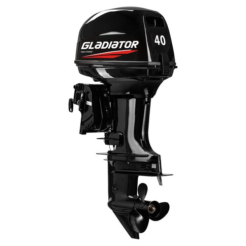 Лодочный мотор GLADIATOR G40FES с дистанционным управлением.