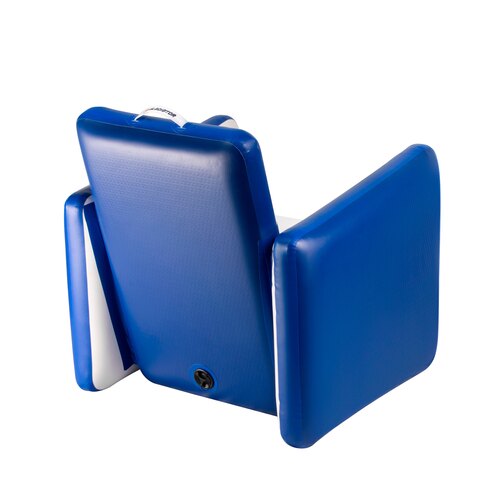 Надувное кресло Gladiator белое-синее