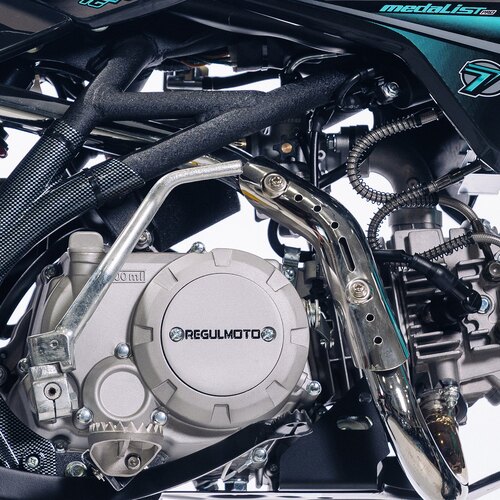 Питбайк Regulmoto SEVEN MEDALIST PRO 17/14 (черный/синий, 201489-1)