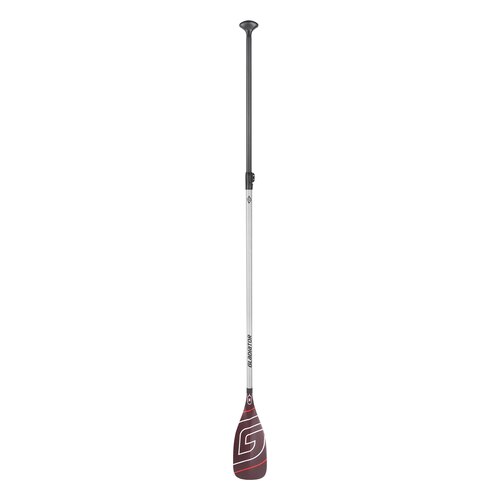 SUP весло Gladiator Race Carbon/Kevlar silver/red 3-части, лопатка M