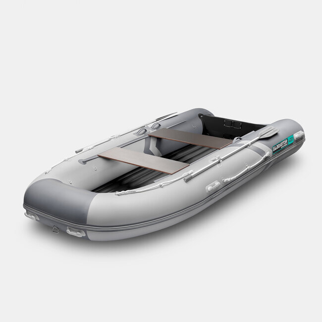Надувная лодка GLADIATOR E450S JET красно-белый